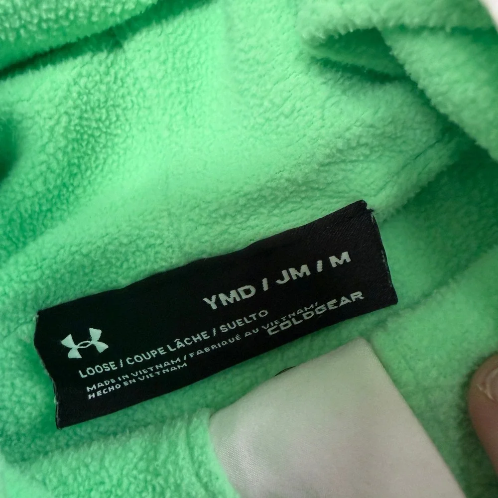 Under Armour Youth Girls Colorblock Hooded Windbreaker‎ Jacket Mint Green YMD